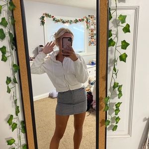 brandy melville cropped hoodie